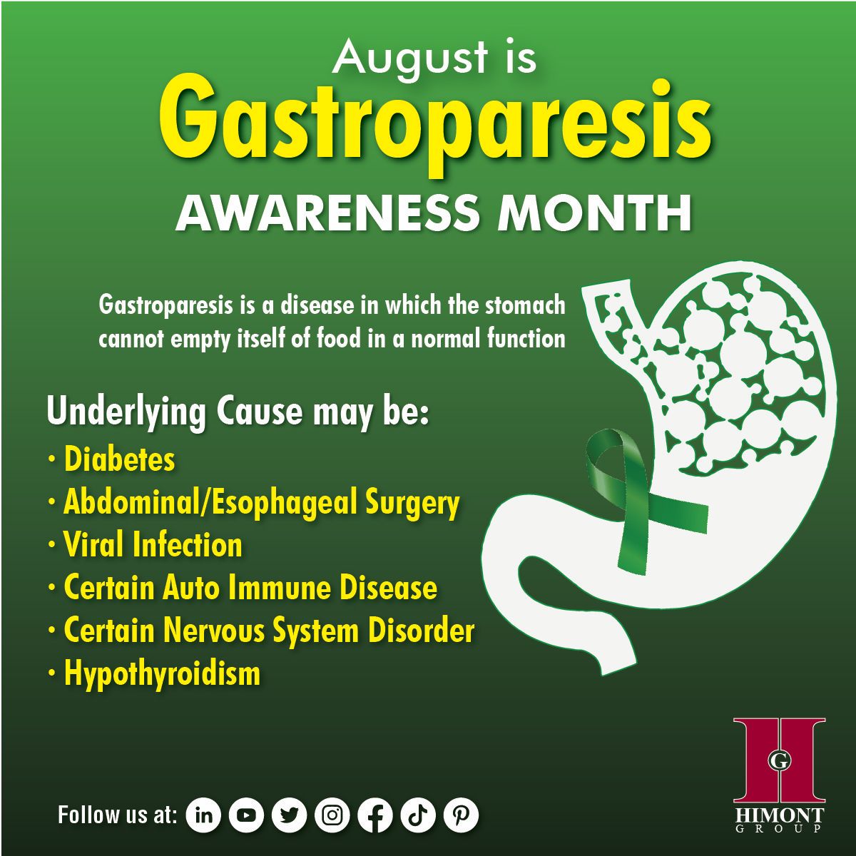 Gastroparesis Awareness Month